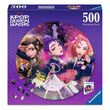 KPop Demon Hunters Round Jigsaw Puzzle For the fans! (500 Pieces)