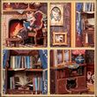 Book Nook Count Cat/s Study 17 x 12 cm