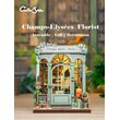 Miniature House Model Kit Champs-Elysees Florist 18 x 16 cm