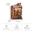 Miniature House Model Kit Oishii Kyoto 22 x 13 cm
