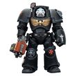 Black Templars Terminator 2 with Power Fist and Storm Bolter Action Figure 14cm