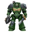 Salamanders Terminator 1 with Power Sword and Storm bolter Action Figure 14cm