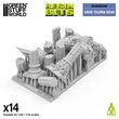 3D Printed Set - Greek Column Ruins