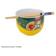 KPop Demon Hunters Ramen Bowl with Chopsticks Zoey Hamburger