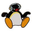 Pingu Pin Badge Headphones Limited Edition