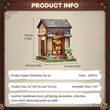 Miniature House Model Kit Kirishima Cha-an 19 x 14 cm