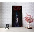 STAR WARS VIIIGLASS POSTER REY