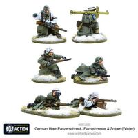 German Heer Panzerschreck, Flamethrower & Sniper (Winter)