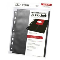 8-POCKET SIDE-LOADING PAGES BLACK