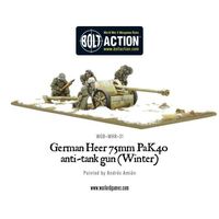 German Heer 75mm Pak 40