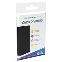 CARD DIVIDERS STANDARD BLACK 10