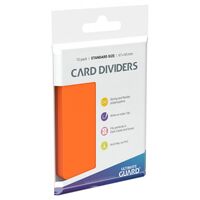 CARD DIVIDERS STANDARD ORANGE 10