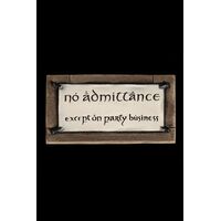 Lord of the Rings Magnet No Admittance