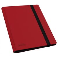 FLEXXFOLIO 9-POCKET XENOSKIN RED