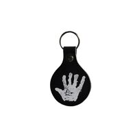 Lord of the Rings Leather Keyring White Hand of Saruman