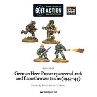 German Heer Pioneer Panzerschreck & Flamethrower
