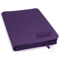 ZIP FOLIO 8-POCKET XENOSKIN PURPLE
