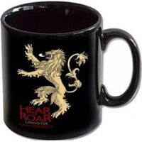 GAME OF THRONES MUG LANNISTER BLACK