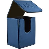 FLIP DECK CASE 80+ DARK BLUE LEATHERETTE