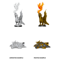 Gold Dragon Wyrmling & Small Treasure
