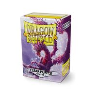 Dragon Shield Clear Purple Matte Sleeves