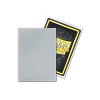 Dragon Shield Silver Matte Sleeves Non-Glare
