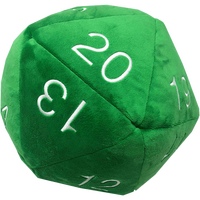 JUMBO D20 GREEN PLUSH