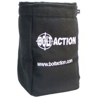 Bolt Action Dice Bag & Grey Dice