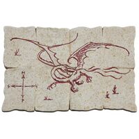 Hobbit Magnet Dragon Map