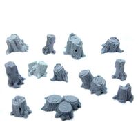 Tree Stumps Resin Set (8)
