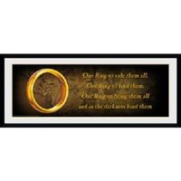 Lord of the Rings One Ring Collector Print 76x30cm