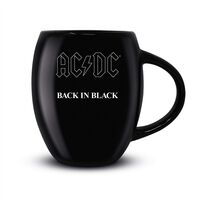 AC/DC OVAL MUG BACK IN BLACK