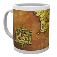 Lord of the Rings Map Ceramic Mug