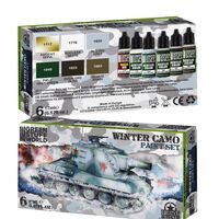 Winter Camo Paint Set 6 paints 18ml
