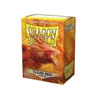 Dragon Shield Clear Red Matte Sleeves