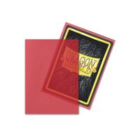 Dragon Shield Clear Red Matte Sleeves