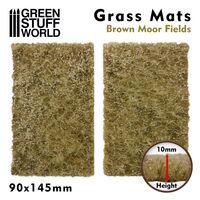 Grass Mat Cut-Out - Brown Moor Fields
