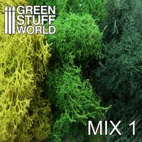 Scenery Moss - Mix 1 Green (50gr.)