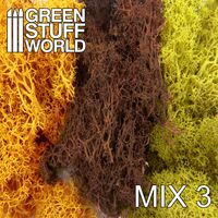 Scenery Moss - Mix 3  Yellow/Brown/Dark Yellow (50gr.)