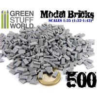 MODEL BRICKS - GREY (x500)