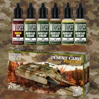 Desert Camo Paint Set 6paints 18ml