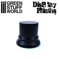 Round Display Plinth 4,5cm Black