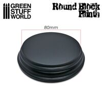 Round Top Display 8cm Black
