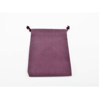 Suedecloth Dice Bag (S) Purple 4" x 5 1/2"