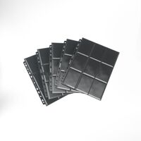 Gamegenic 18-Pocket Page Black Side-Loading