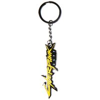 CYBERPUNK 2077 LOGO METAL KEYCHAIN