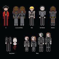 Star Trek Next Generation Family Car Decals