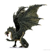Adult Black Dragon Premium Figure DD5 Icons of the Realms