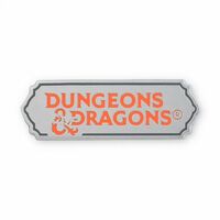 DUNGEONS AND DRAGONS ENAMEL PIN BADGES LOGO
