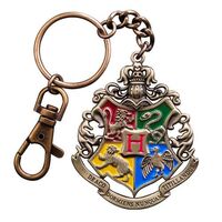 HARRY POTTER HOGWARTS CREST METAL KEYCHAIN